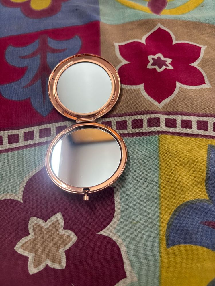 Rose Gold Compact Mirror