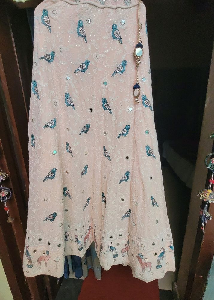 Chikankari Embroidered Lehenga