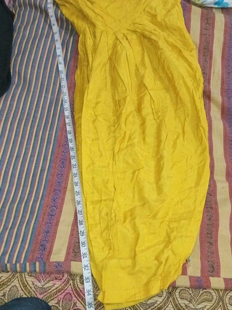 Bright Yellow Salwar Pants