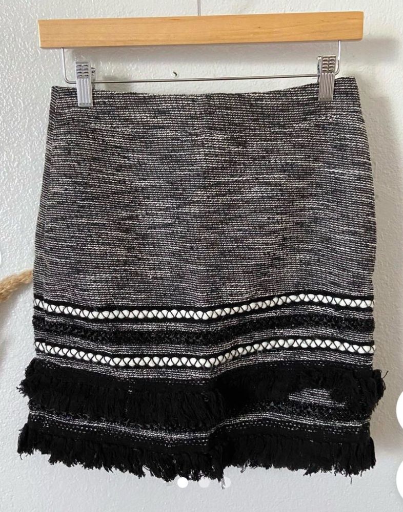 imported h&amp;m  Chic Striped  Skirt