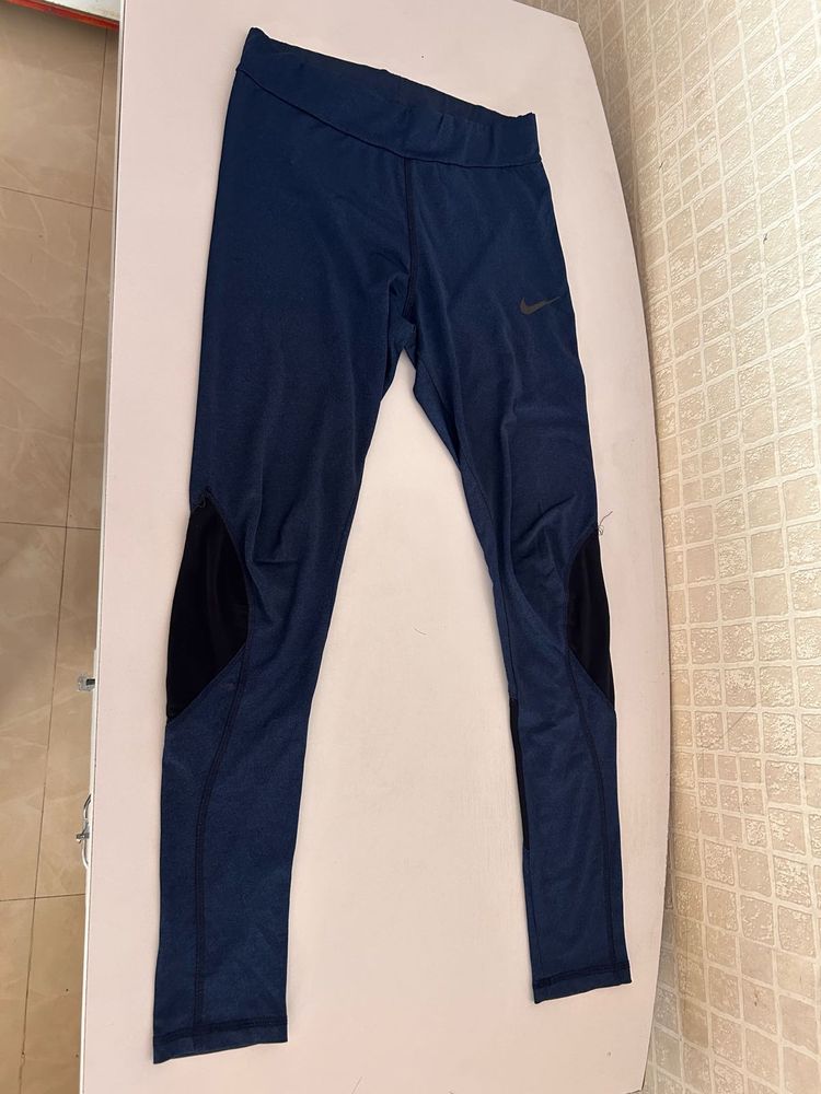 Nike Blue Athletic Leggings
