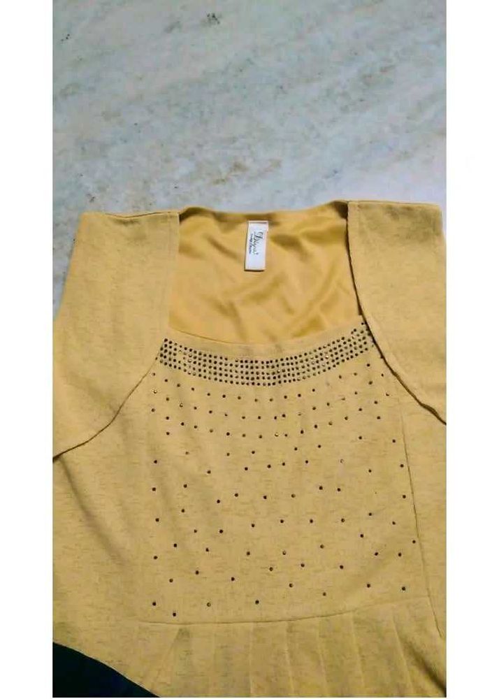 DIYA'S Elegant Yellow Dress