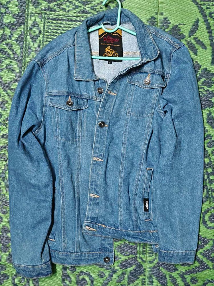 Blue Denim Jacket Men Size - L, Chest 40 inch