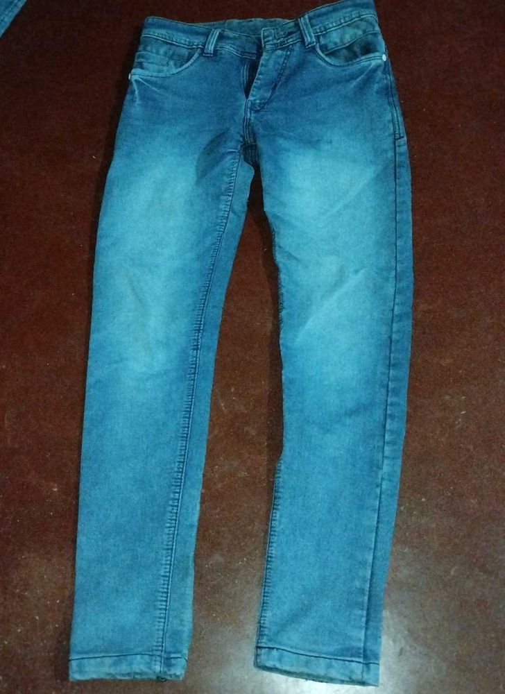 Blue Wash Denim Jeans