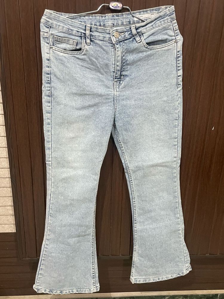 Light Wash Flare Jeans