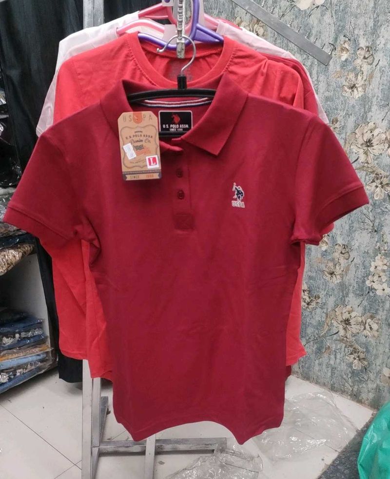 U.S. Polo Assn. Red Pol