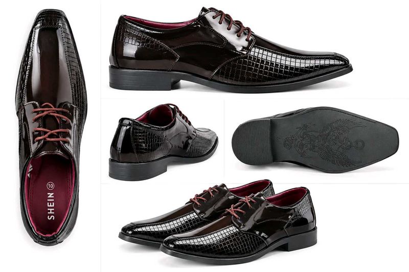 Shiny Brogue Formal Shoes