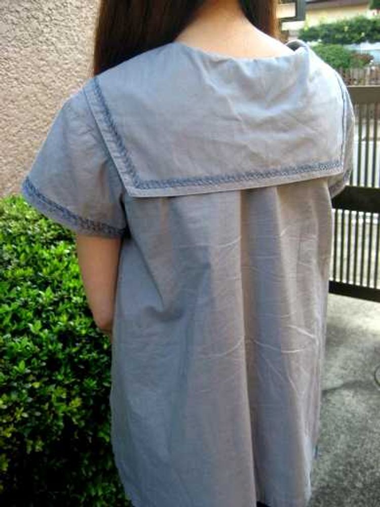 Sailor Japanese oversize top 🍙