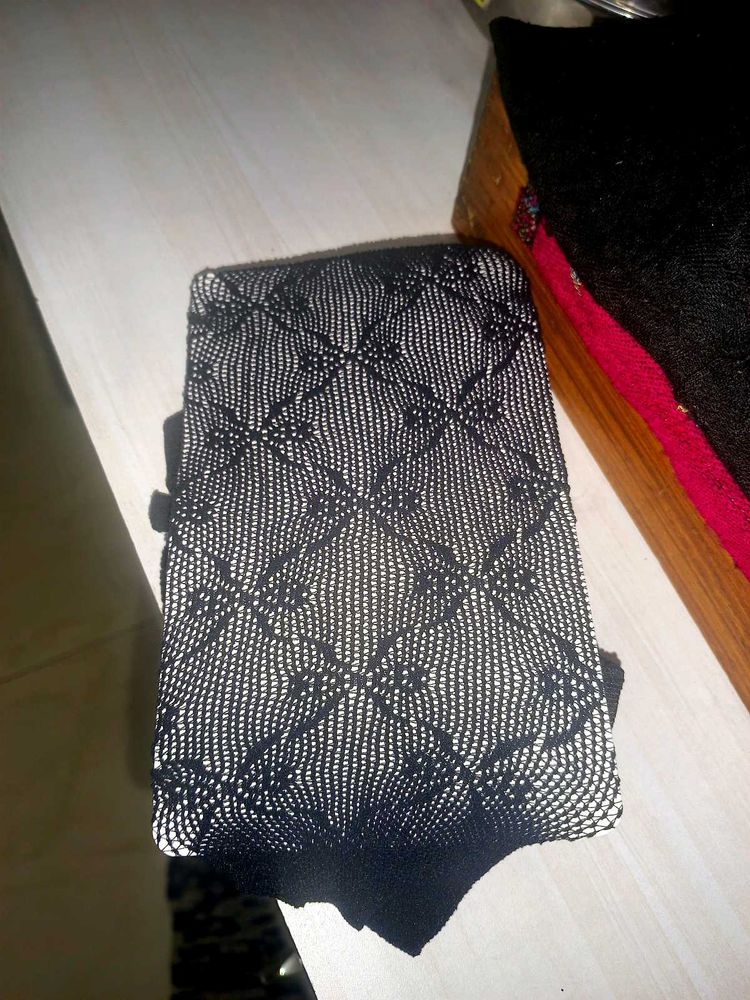 Stylish Black Fishnet Tights