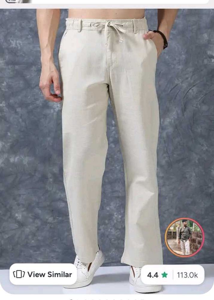 Lightweight Linen Blend Pants