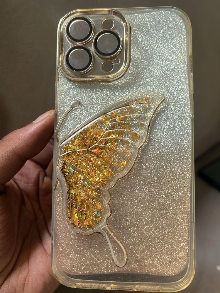 Glitter Butterfly Phone Case iPhone 13 Pro Max