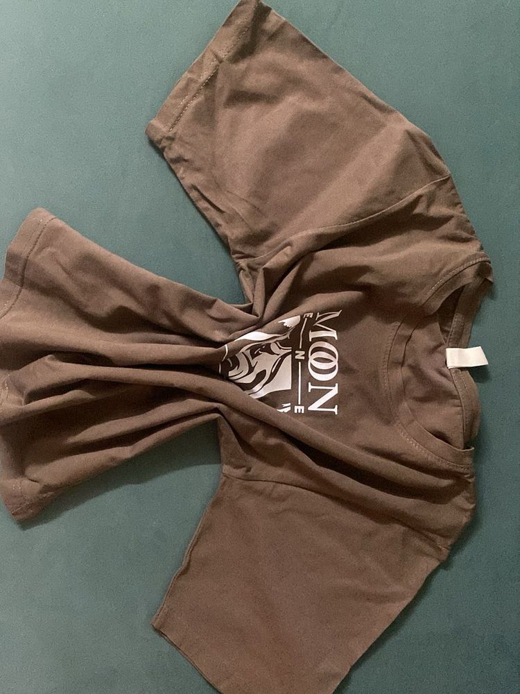 Brown Graphic T-Shirt #1