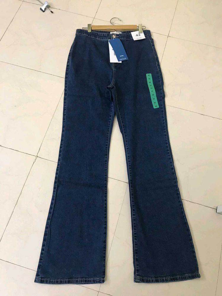 High Waist Flared Bootcut Jeans