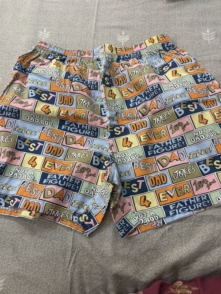 Fun Dad Graphic Boxer Shorts