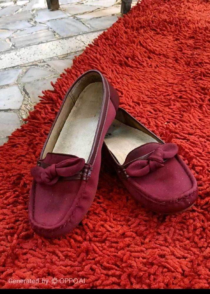 1. RED LOAFERS FOR WOMEN