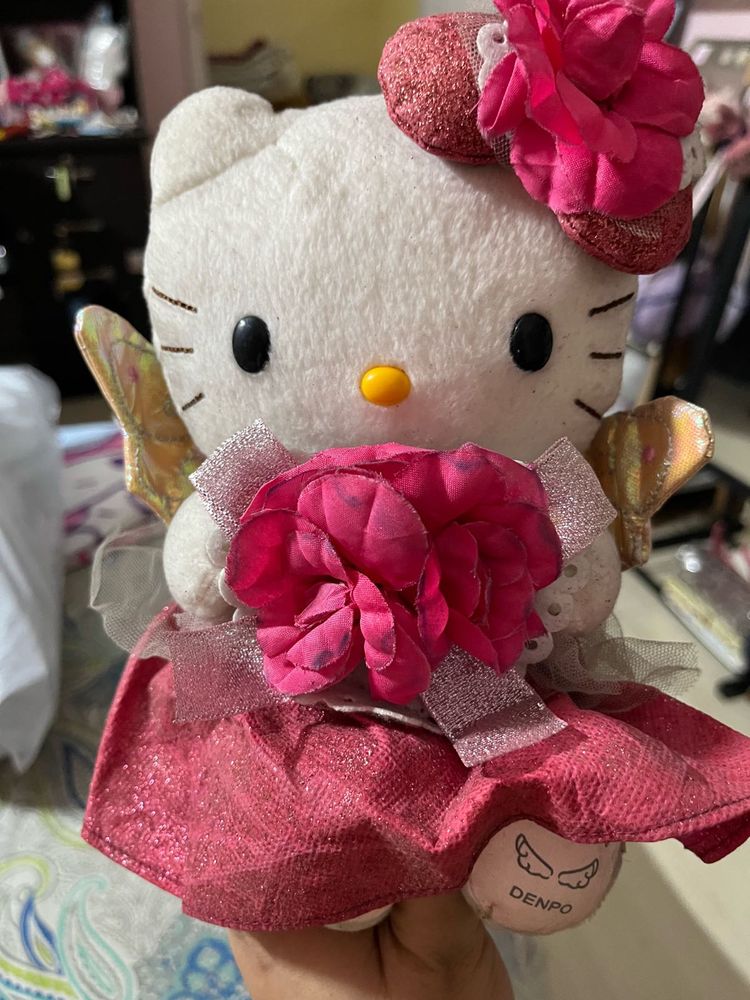 Hello Kitty Sanrio NTT 2010 Angel Plush 8"