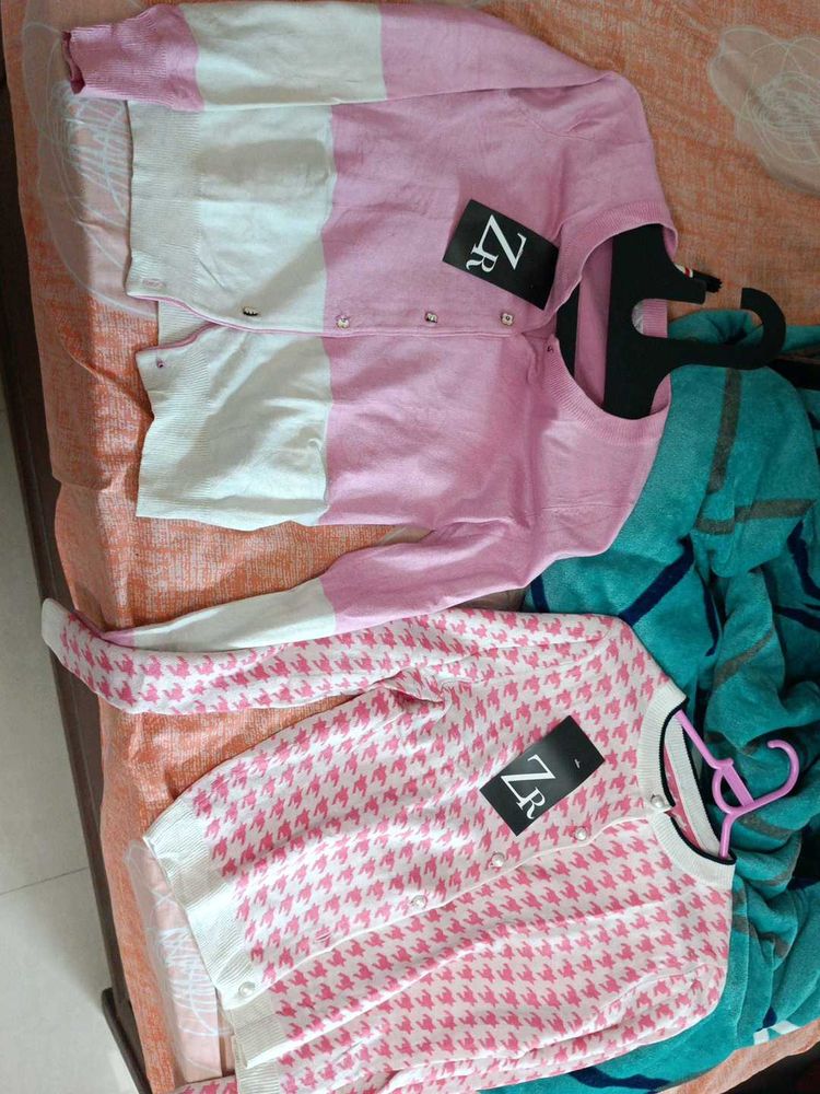 Pink Sweaters Combo Korean