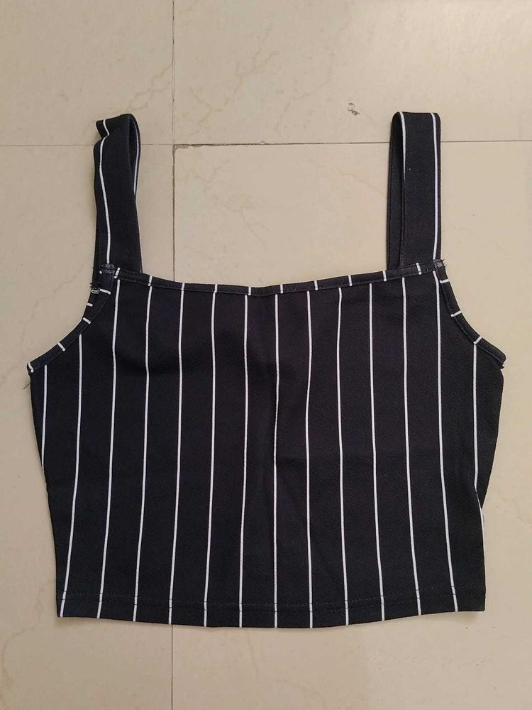 Striped Crop Top
