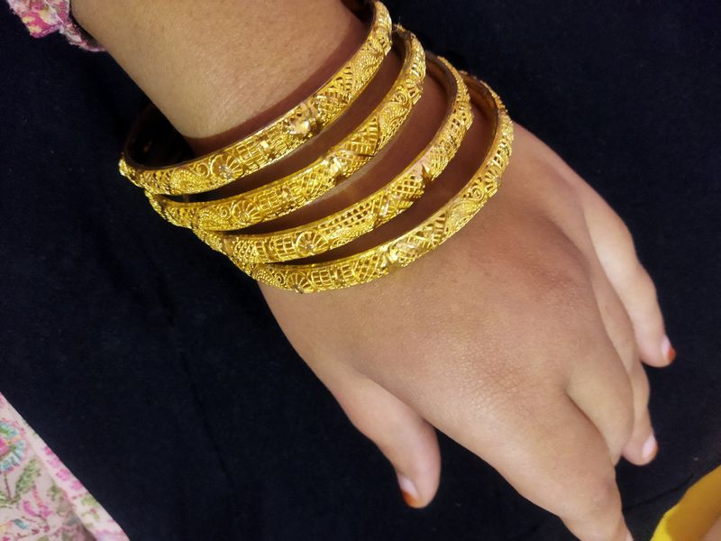 Golden Women's Bangles...