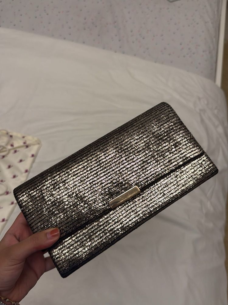 Sparkling Evening Clutch Bag With String