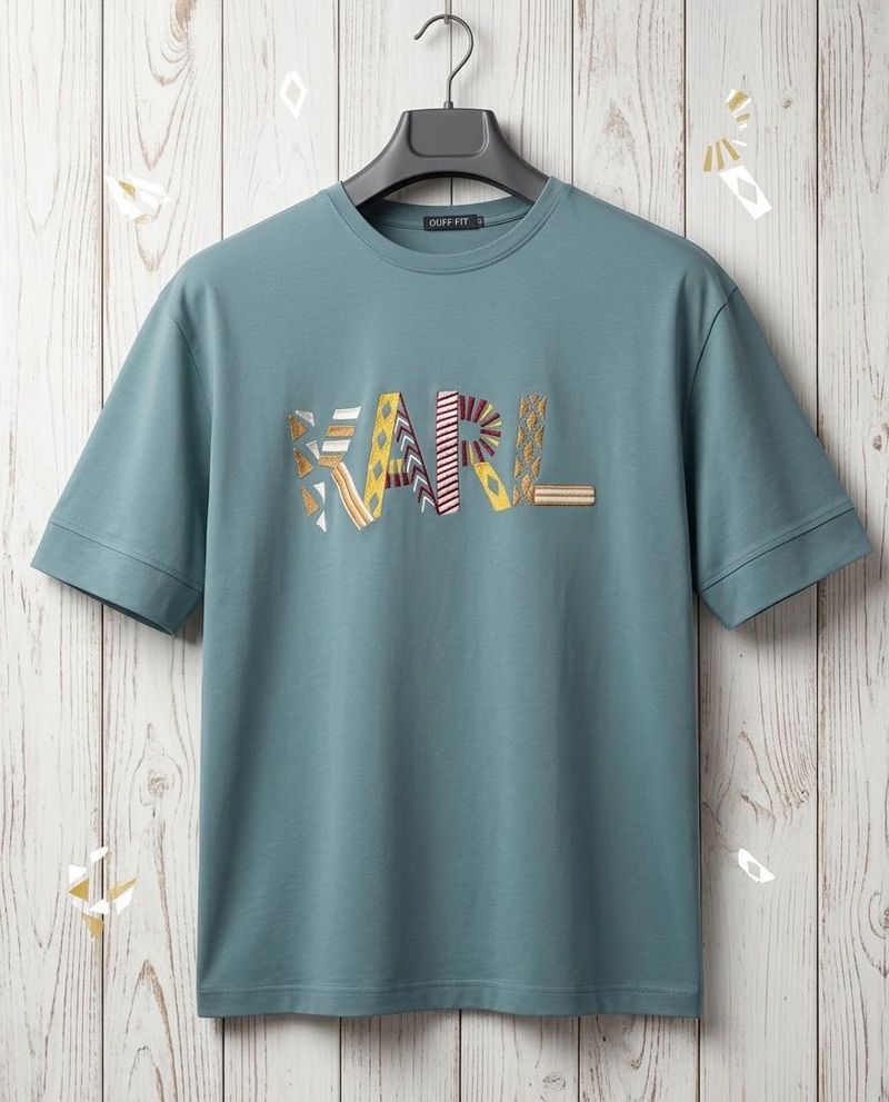 Karl Embroidered T-Shirt