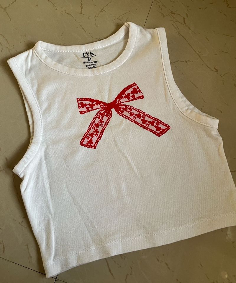 🎀White tank top