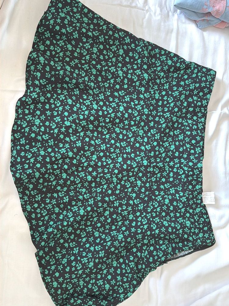 Floral Print Skirt