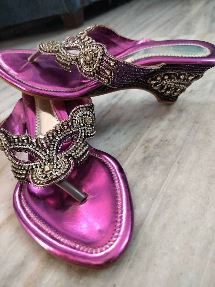 Partywear Purple Sandal