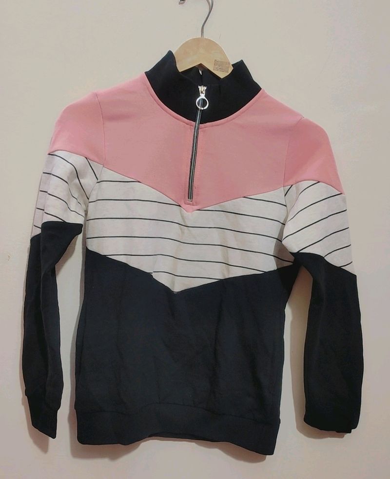Black ⚫&amp; Pink 💕Sweatshirt For Baby Girl 1