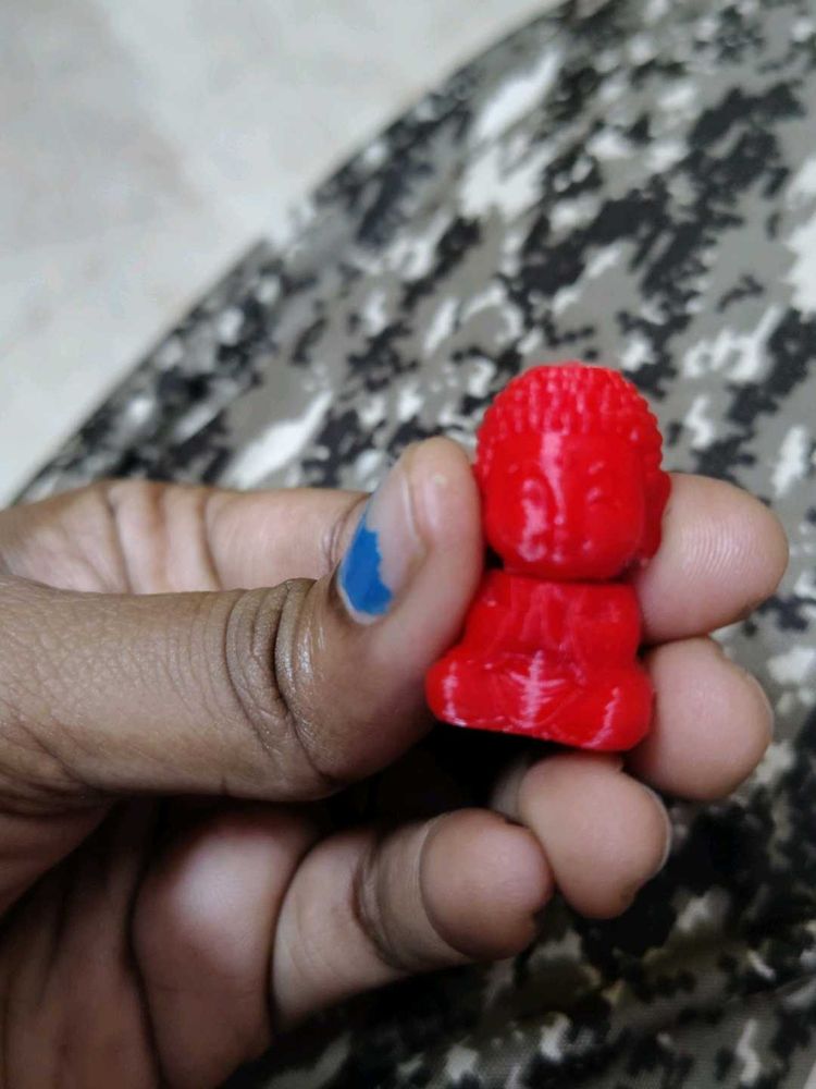 Red Buddha Figurine Beads