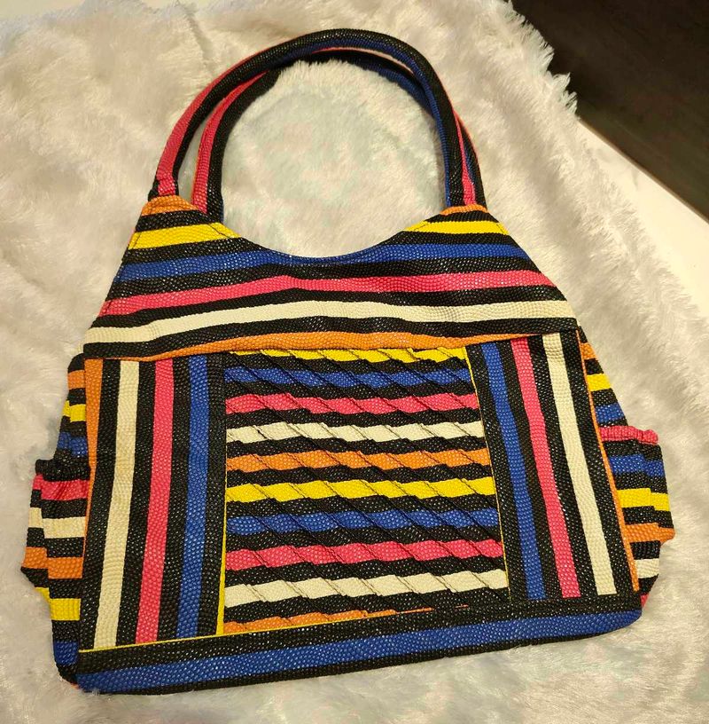Women's Multicolored Shoulder Bag