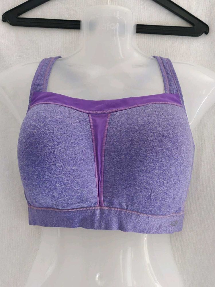 Purple Sports Bra