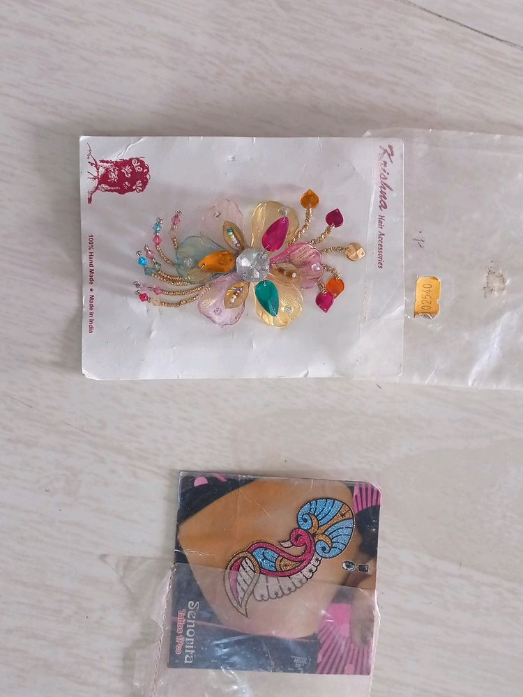 Hair Accessories And Tatoo