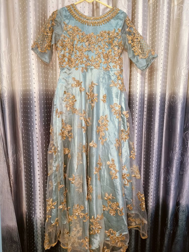 Heavy Embroidery Expensive Gown