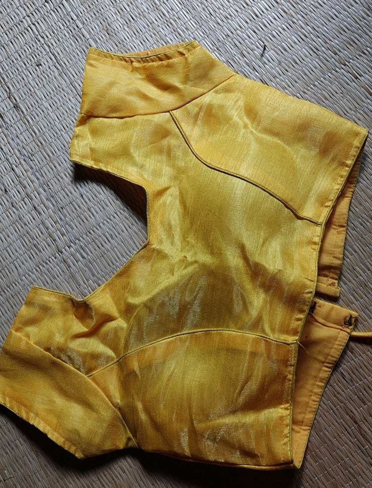 Stylish Yellow Blouse Free! Pay only app charges