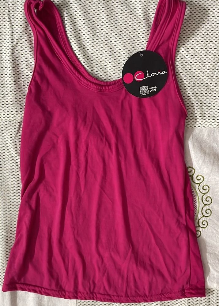 Pink Camisole Free Size (fits Up to 90-100cm)