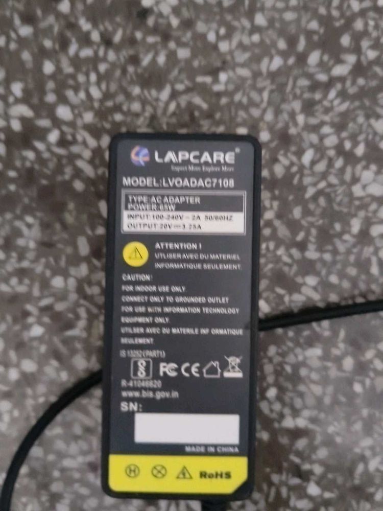LAPCARE AC Adapter LVOADAC7108