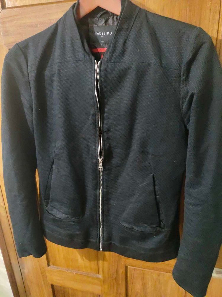 Men's Black Bomber Jacket