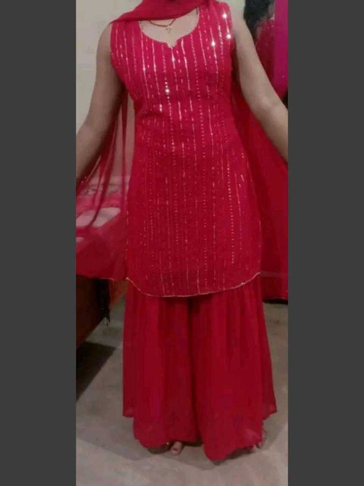 Sequin Kurta Set