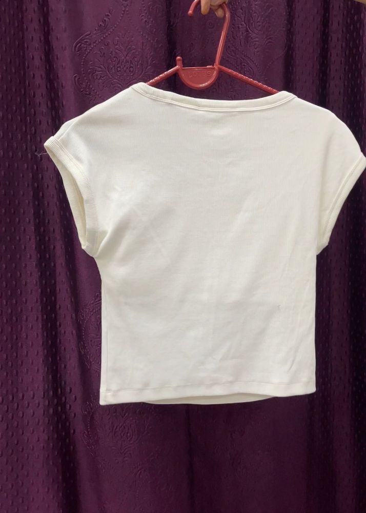Classic White Cap Sleeve T-Shirt