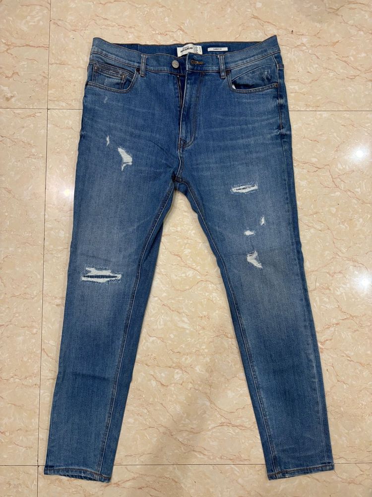[New]Pull &amp; Bear Ripped Jeans
