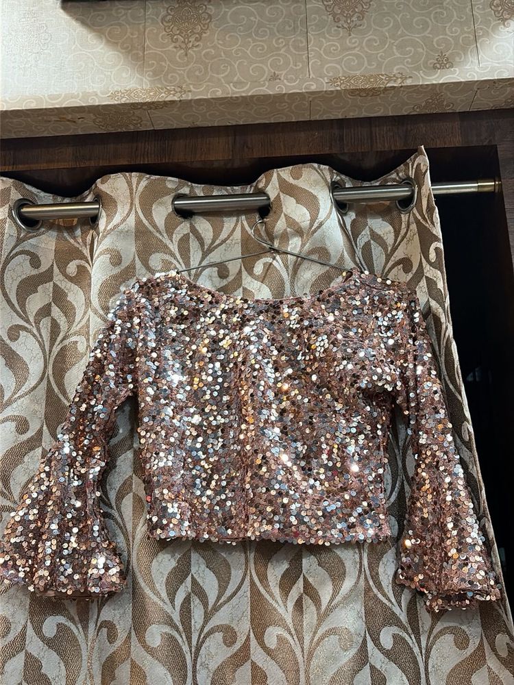 Sparkling Sequin Blouse