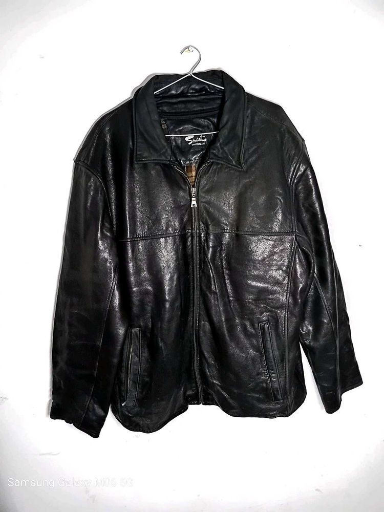 Classic Black Leather Jacket