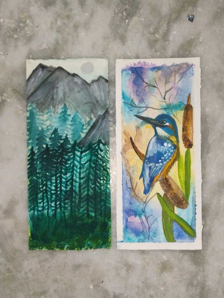 Handmade Watercolor Art - Nature Scenes