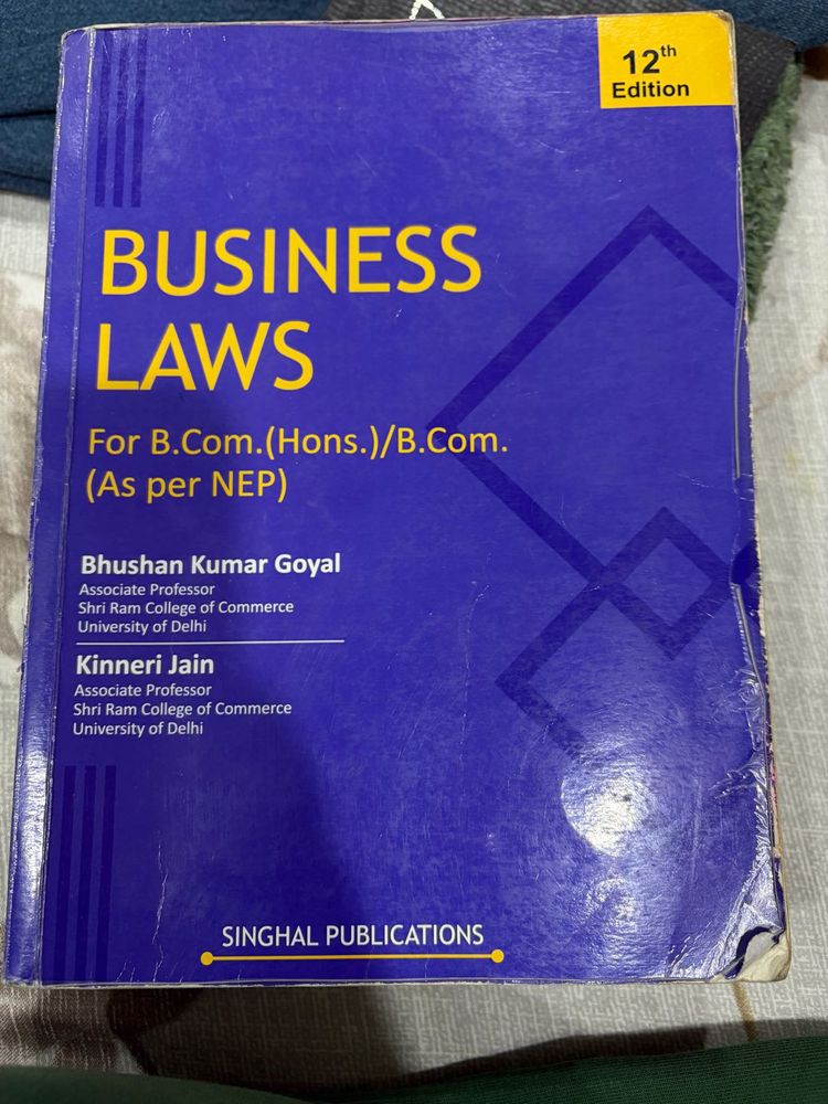 Business Laws for B.Com