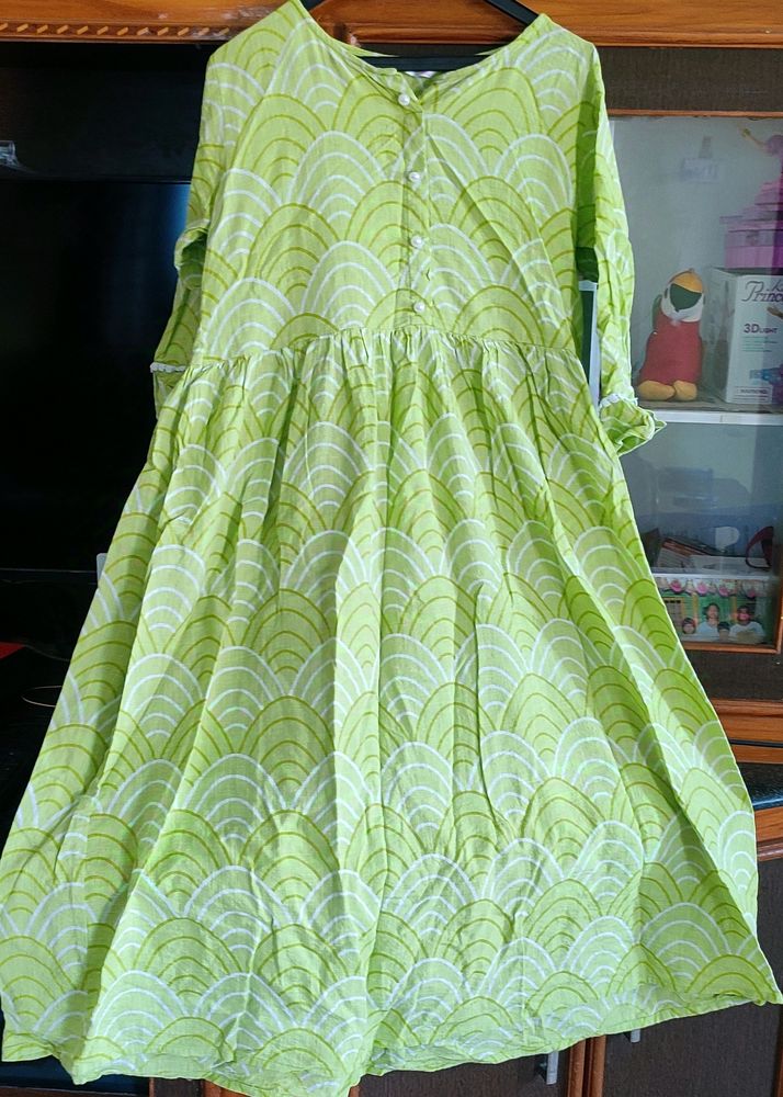 Beautiful Like Green Ethnic Wear Kurta