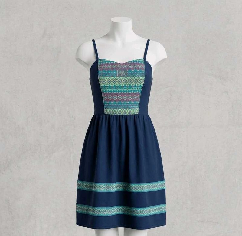 Boho Print Mini Dress
