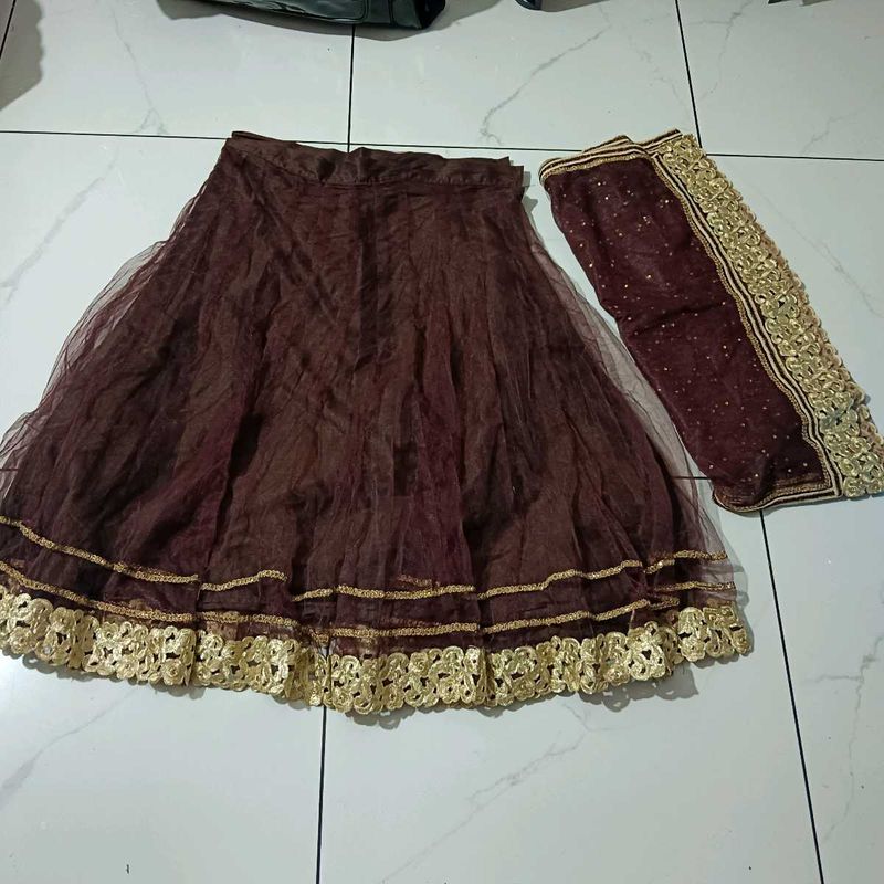 Maroon Lehenga Choli Set