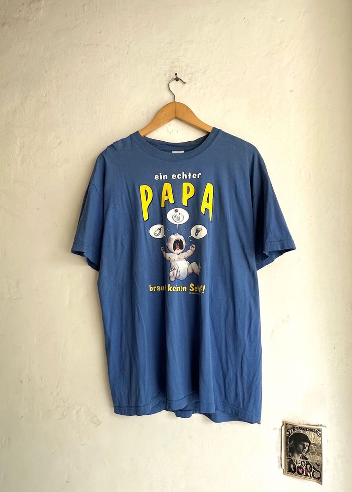 Vintage Funny "Ein Echter Papa" T-Shirt