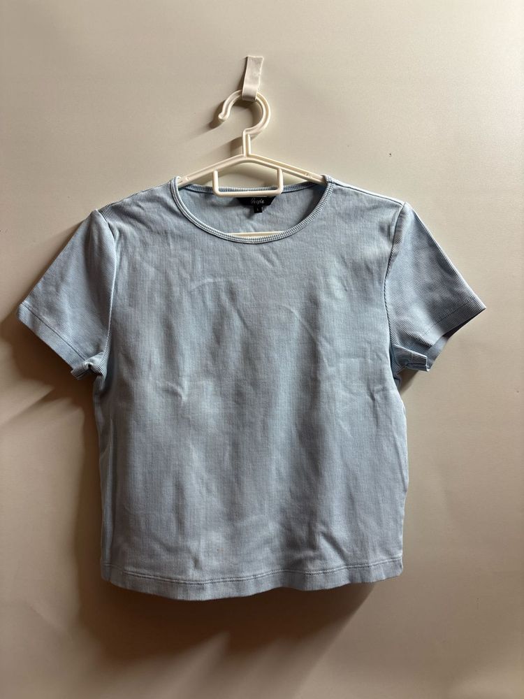 Light Blue Basic T-Shirt